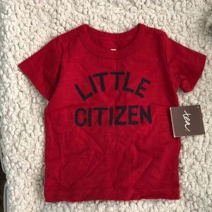 BNWT Tea Collection -  ‘Little Citizens’ Tee